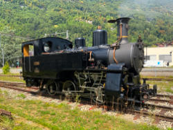 Die IBS begrüßt zum Bahnfest zwei Gast-Dampfloks aus der Schweiz und aus Frankreich, wie z.B. diese Zahnradlokomotive der Brünig-Dampfbahn. Foto: IBS