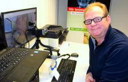 Leicht verständlich vermittelten David Schnöger und Ralph Seeger online die teilweise schwierigen Inhalte. (Foto: Ralph Seeger)